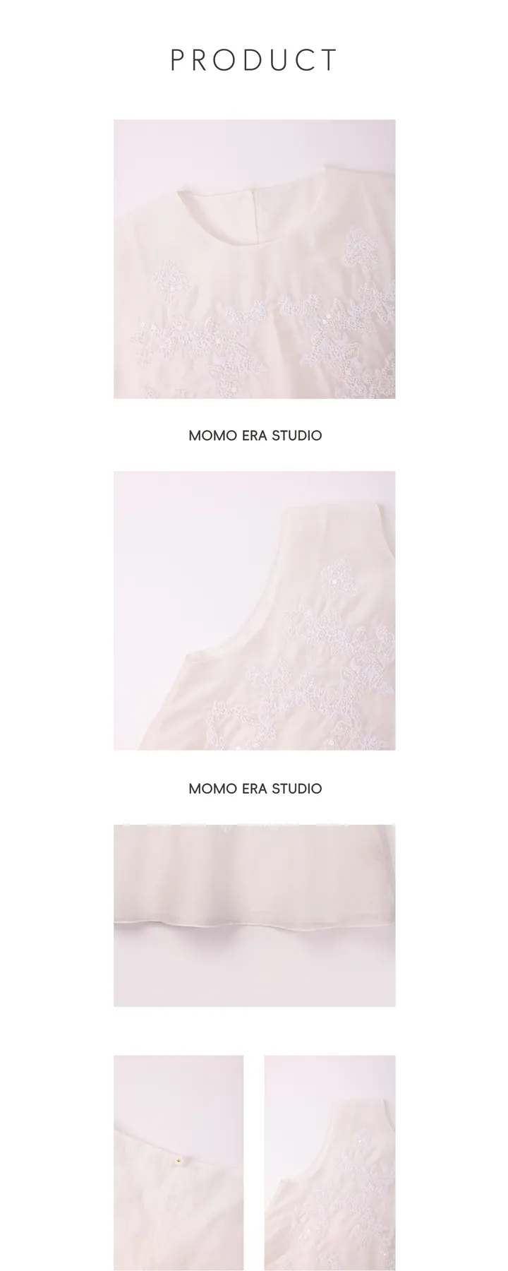 MOMO ERA STUDIO 上装款式 26012，产品与细节长图