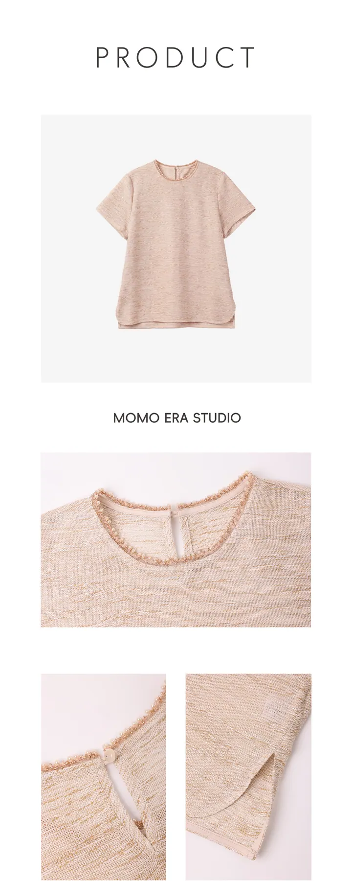 MOMO ERA STUDIO 上装款式 26041，产品与细节长图