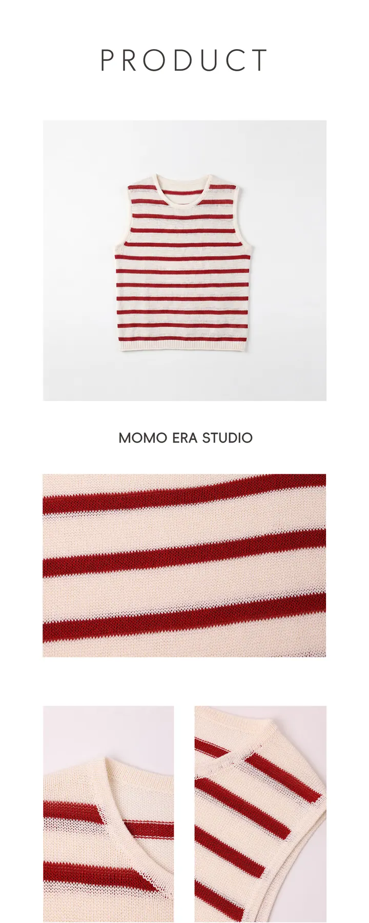 MOMO ERA STUDIO 上装款式 26068，产品与细节长图