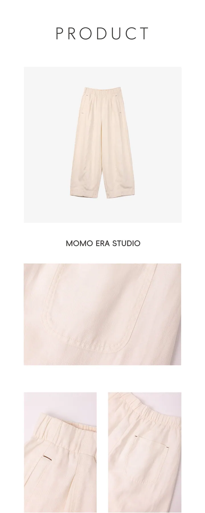 MOMO ERA STUDIO 下装款式 26071，产品与细节长图