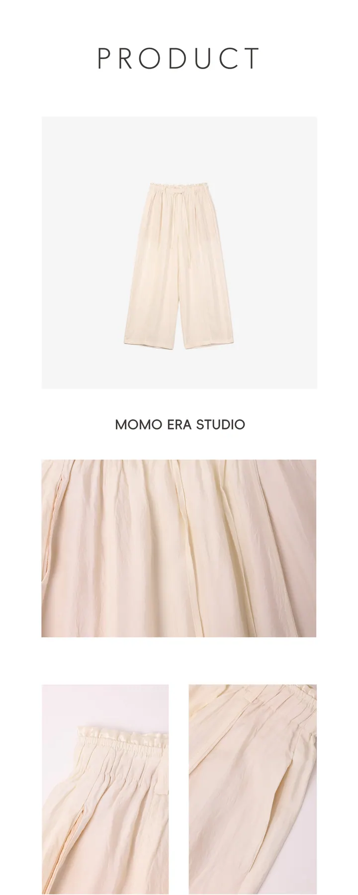 MOMO ERA STUDIO 下装款式 26075，产品与细节长图