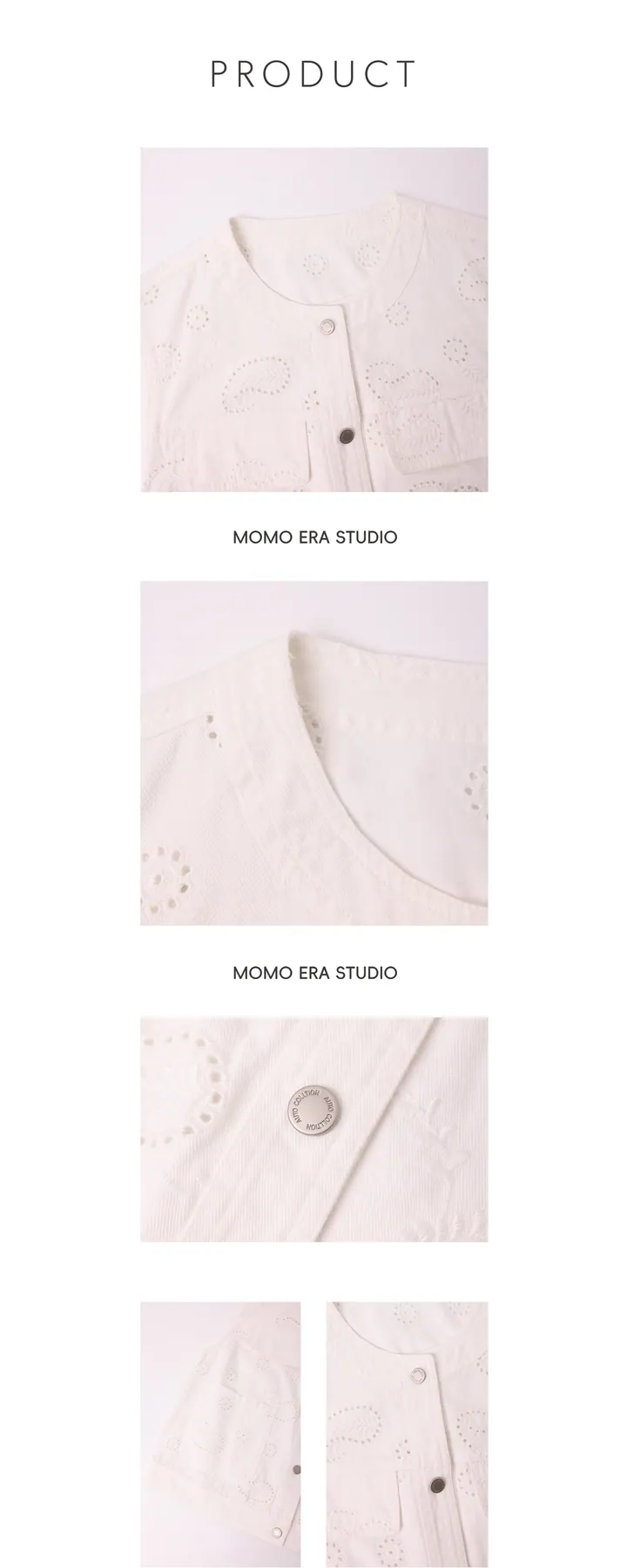 MOMO ERA STUDIO 上装款式 26097，产品与细节长图
